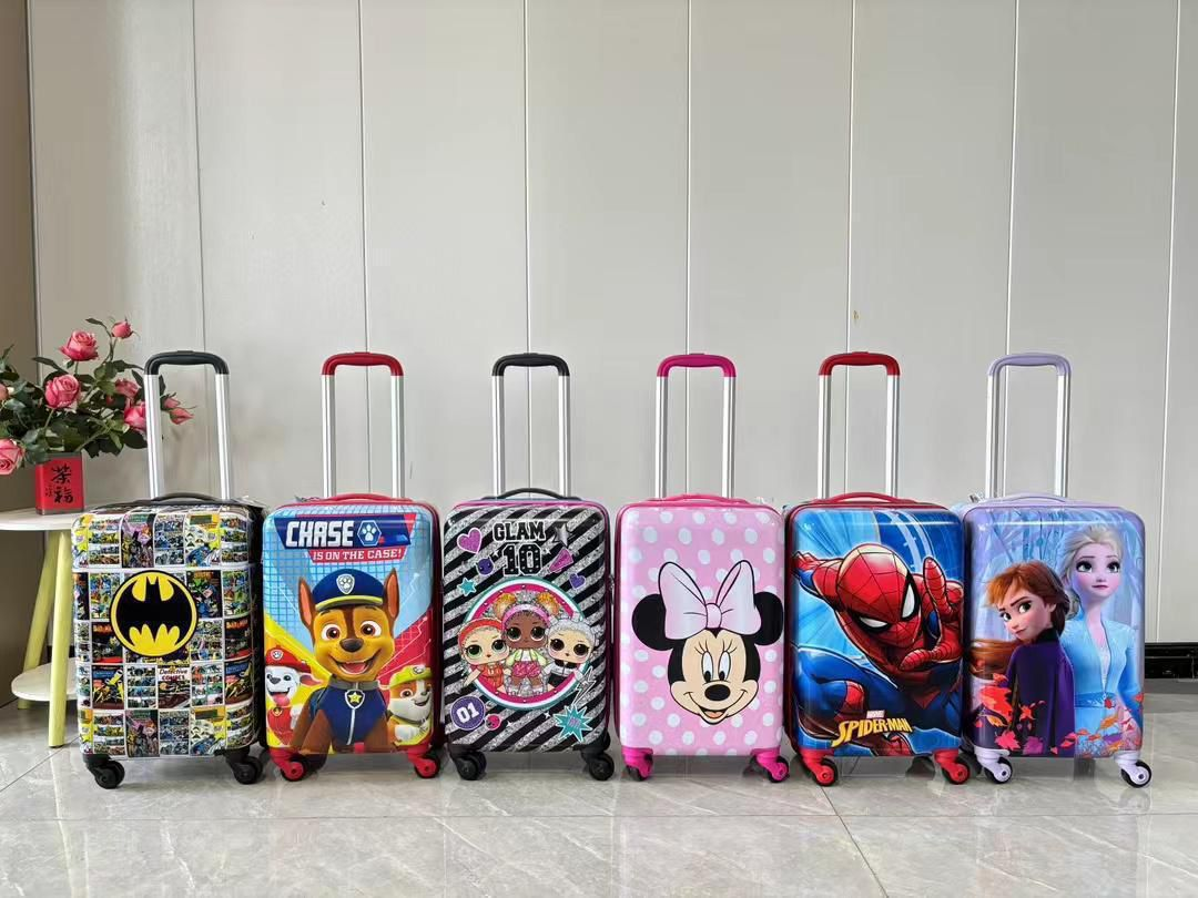 Kids Character Luggage — Batman, Paw Patrol, Minnie, Spider-Man & Frozen